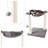 PETMAKER Cat Hammock with Scratching Posts-126451600