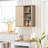 24.8" H Farmhouse Bathroom Cabinet with Door