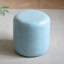 30cm Small Round Faux Leather Upholstered Ottoman-1061551656