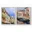 Cinque Terre - reproduction encadrée de qualité supérieure - prête à être accrochée - aucun clou requis - aucun clou requis-187870199-187870193