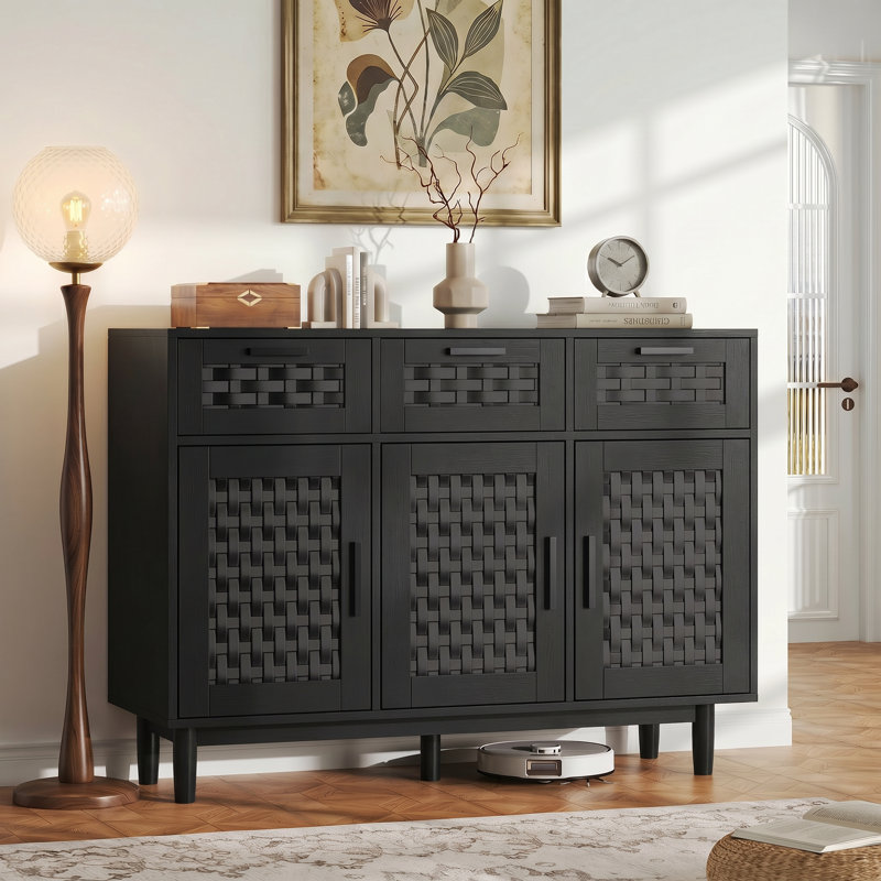 107.9cm Sideboard, Black