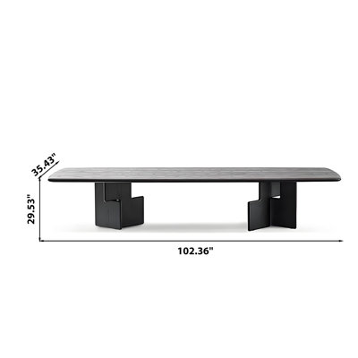 Table longue 102,26 po Modern