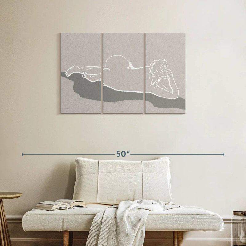 Leisha Lying On Her Side, 24" H x 38" W