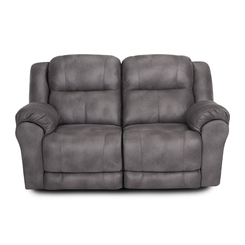 68" Manual Rocking/Reclining Loveseat, Gray