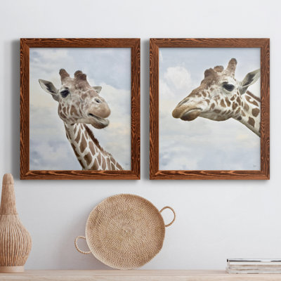 Smiley - Ensemble de 2 photos sur toile tendues