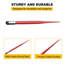 Manipulation professionnelle des balles de foin - Lance à balles robuste de 49 po, capacité de 4 500 lb, pointe carrée à fixation rapide - Acier à ressort thermolaqué rouge - 1 pièce - Rouge-723494839
