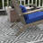 Patio Wicker Adirondack Chair With Ottoman, Outdoor Fire Pit Chair With Cushions-1283323688