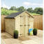 Kalyan 5 ft. W x 11 ft. D Solid Wood Garden Shed