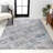 Reich Modern Abstract Gray/Blue Rug-2046530823