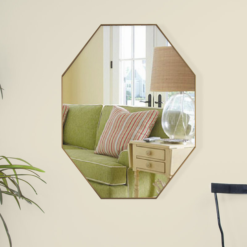 Miroir d'appoint Mechling, Or
