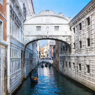 Bridge Of Sighs - Wrapped Canvas Print