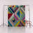 Multicolored Mixed Rectangular Geometric Shape Patterned Modern Decorative Carpet-102415465