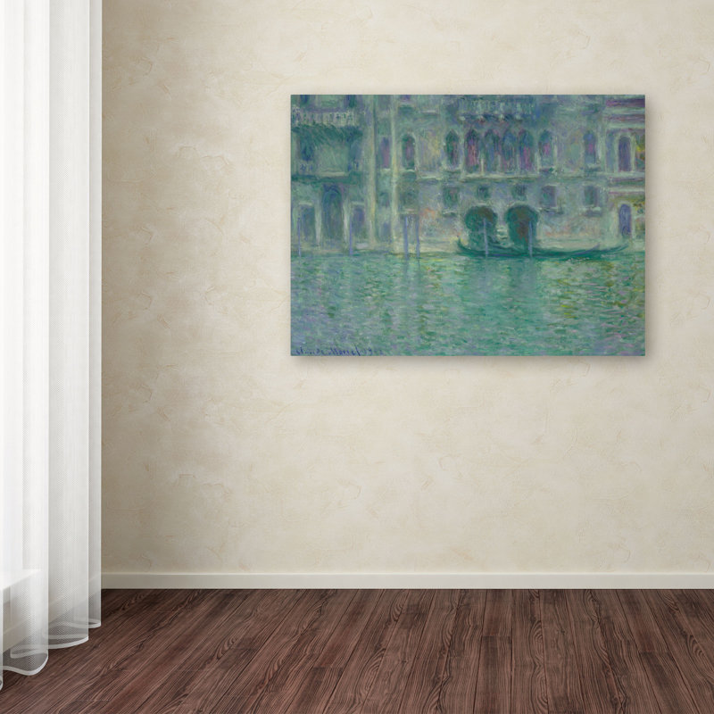 Claude Monet Palazzo Da Mula Venice 1908 Canvas Art
