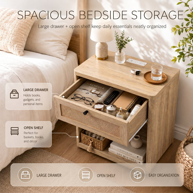 21.7'' W Nightstand