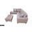 Semi PU Synthetic Leather Storage Ottoman-1686062906