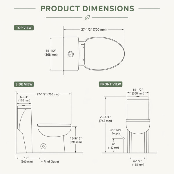Dimensions du produit