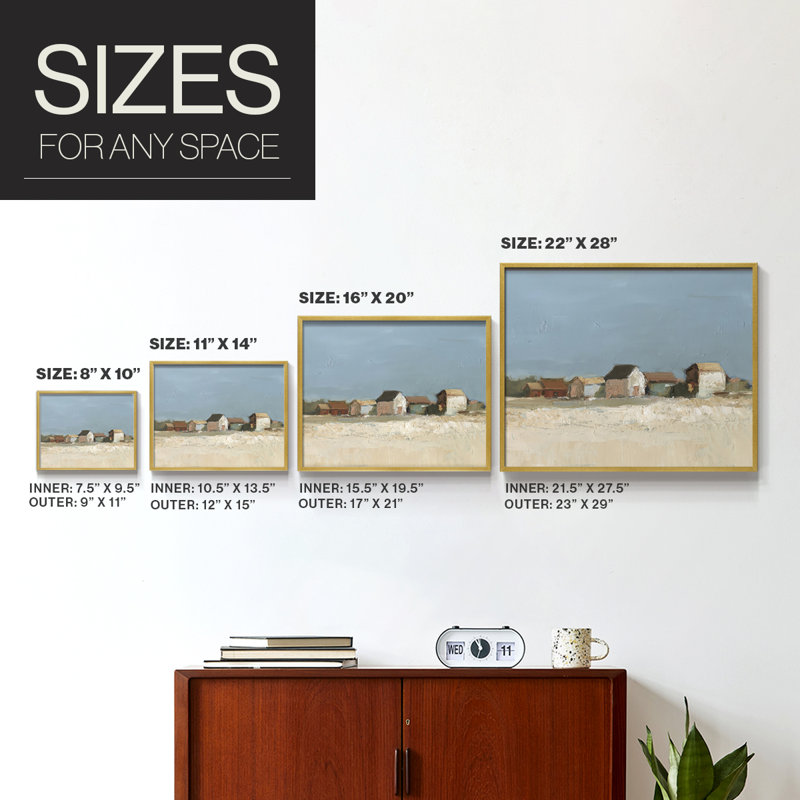 Seafront Shanties II -Framed Print - Restickable