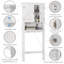 Rangement autoportant au-dessus de la toilette l 27,09 po x H 66,22 po x P 7,8 po Arrol-980942893