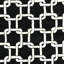 Tapis noir / blanc à motif géométrique Bamba-20971162