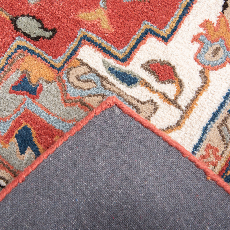 Wool/Tencel Hand Tufted Area Rug, Rectangle 5' x 7'9"