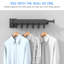 Swarthout Iron Wall-Mounted Drying Rack