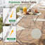 2 - Person Steel Dining Set-1311950490