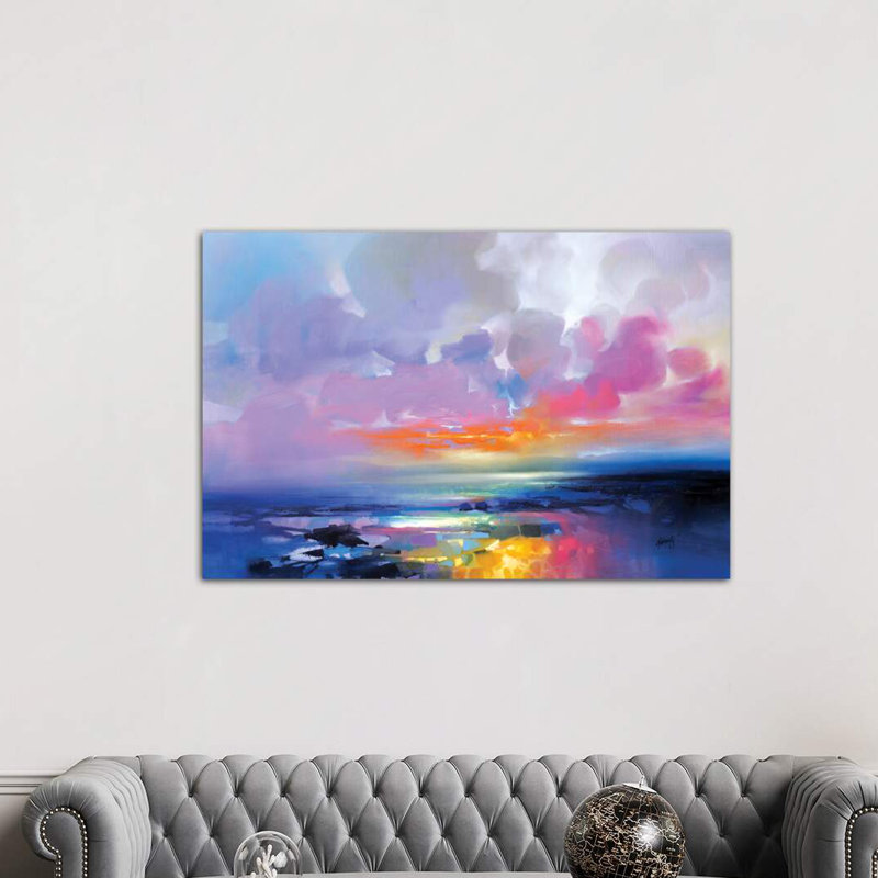 Fractal Reflections by Scott Naismith - Wrapped Canvas Painting, 152.5 cm H x 101.5 cm W