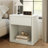 Modern Fluted Nightstand Set Of 2 – Mid-Century Bedside Tables With Drawer & Open Storage – Large Wide End Table For Bedroom & Living Room-614264013-614263985