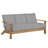 Ashland Teak Sofa - Natural Teak-424109770-424109782-432022385