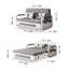 2 Seater Linen Sofa Bed-1727779567
