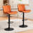 Swivel Height Adjustable Bar Stools Faux Leather Upholstered Counter Stools With Metal Frame-662277687