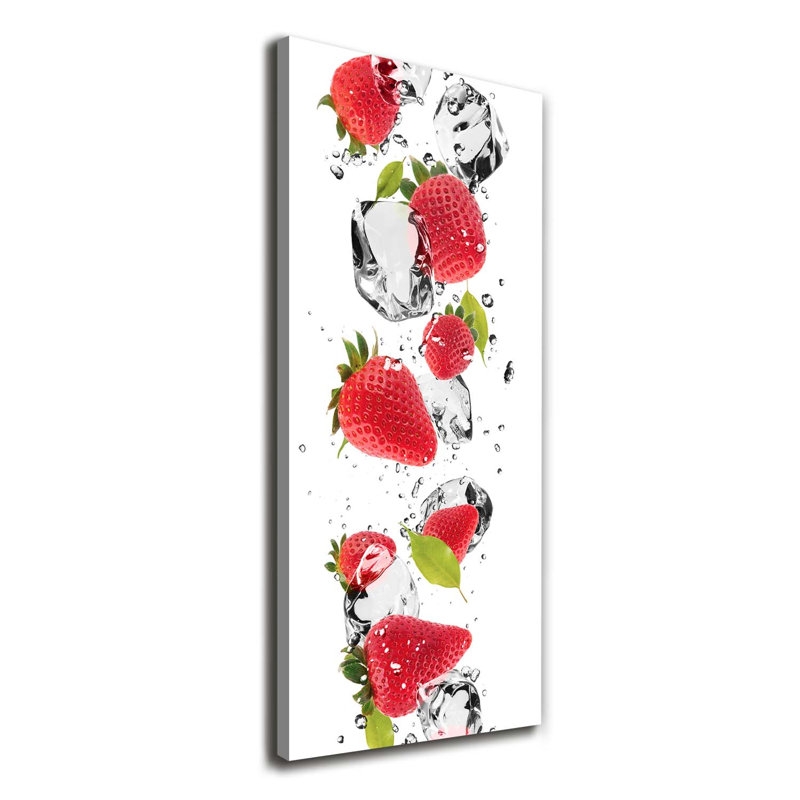 Strawberries - Wrapped Canvas Print