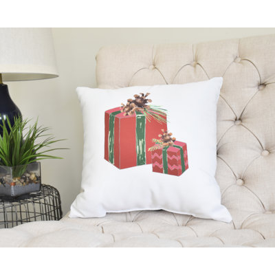 Housse et insert de coussin décoratif carré nature Maselli