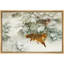 Courir, renard roux dans une forêt enneigée, œuvres d'art, impression sur toile encadrée-1213315242-1213315245