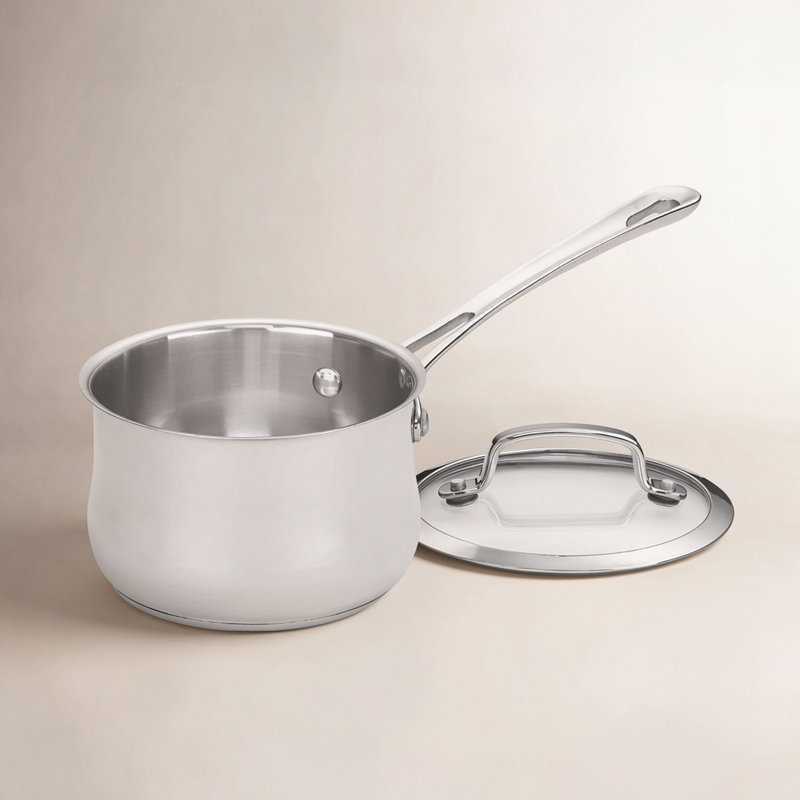 Stainless Steel Saucepan with Lid, 1 qt.
