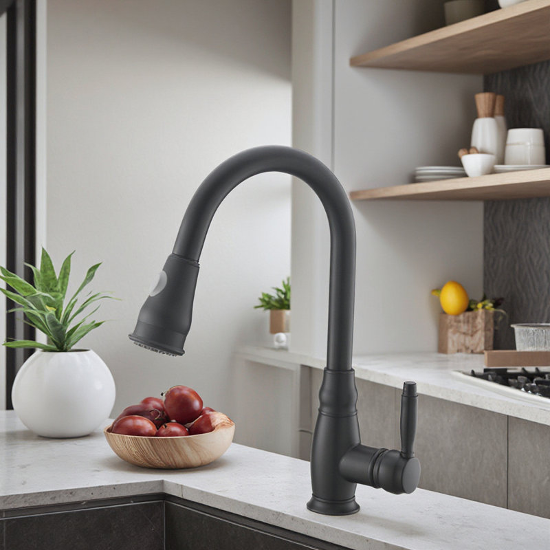 Robinet de cuisine escamotable