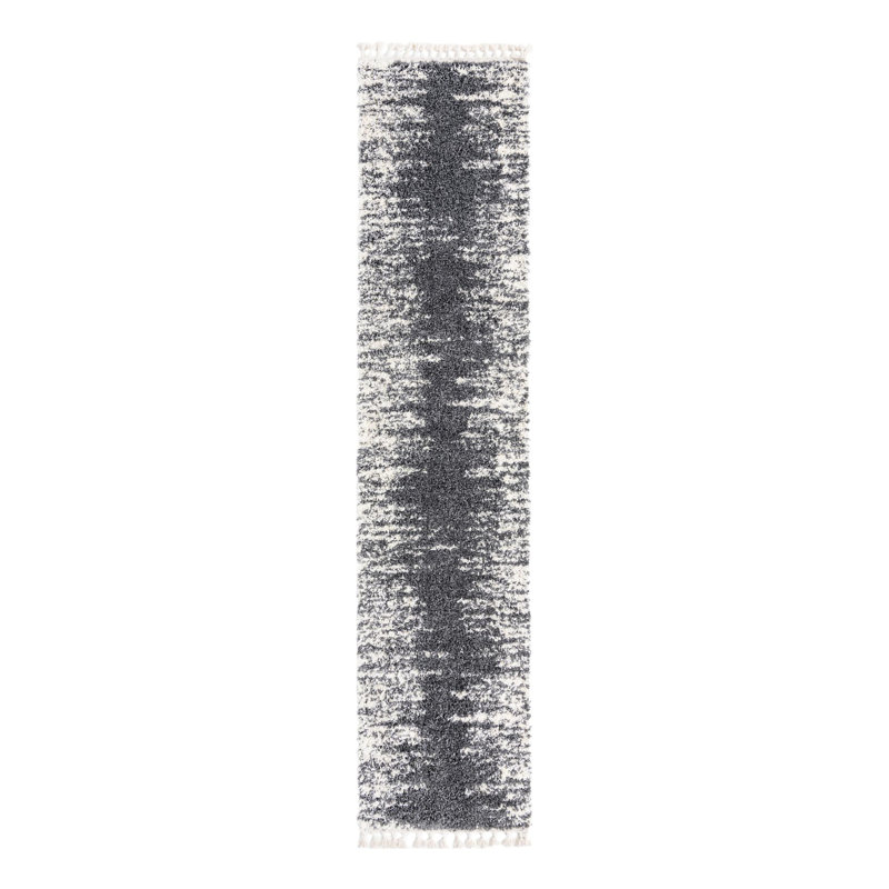 Tapis gris Trent Austin Design® Knupp, Tapis de couloir 2 pi 7 po x 12 pi