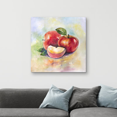 Succulent apples - 32"x32" art on canvas