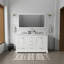 Meuble-lavabo blanc 60 po X P 22 po D et 58 po Miroir