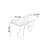 Creative Leg Design Rectangular Computer Desk-1798398651
