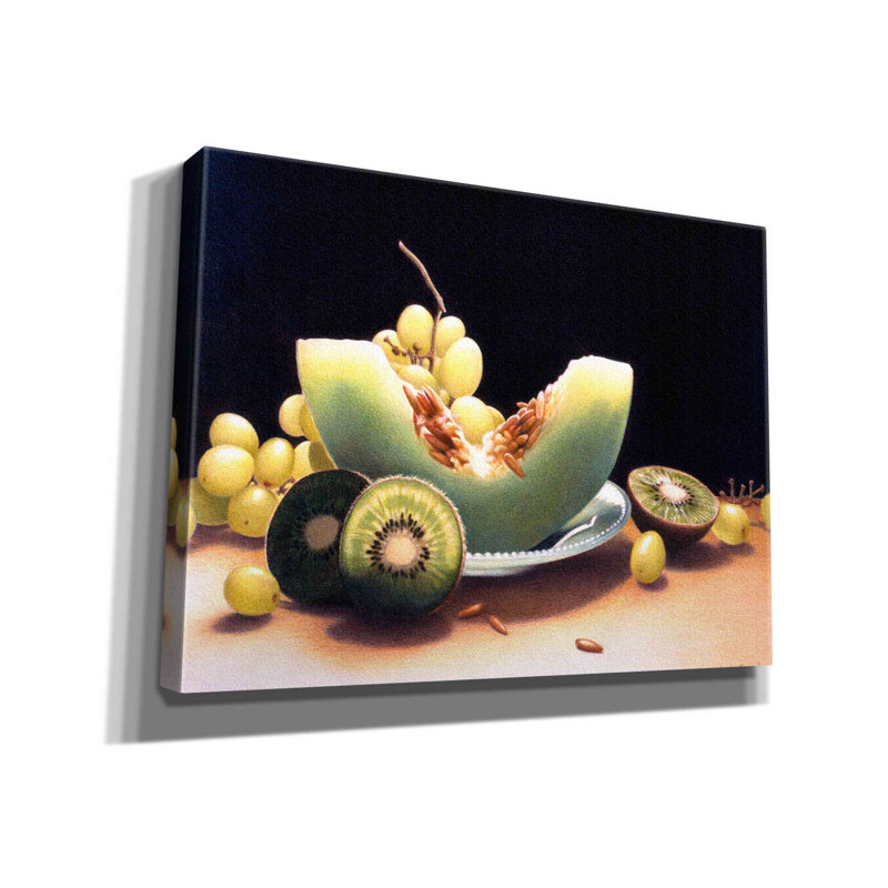 Jenniferanne Shades Of Green par Cecile Baird, H 40 po x l 54 po x P 1,5 po