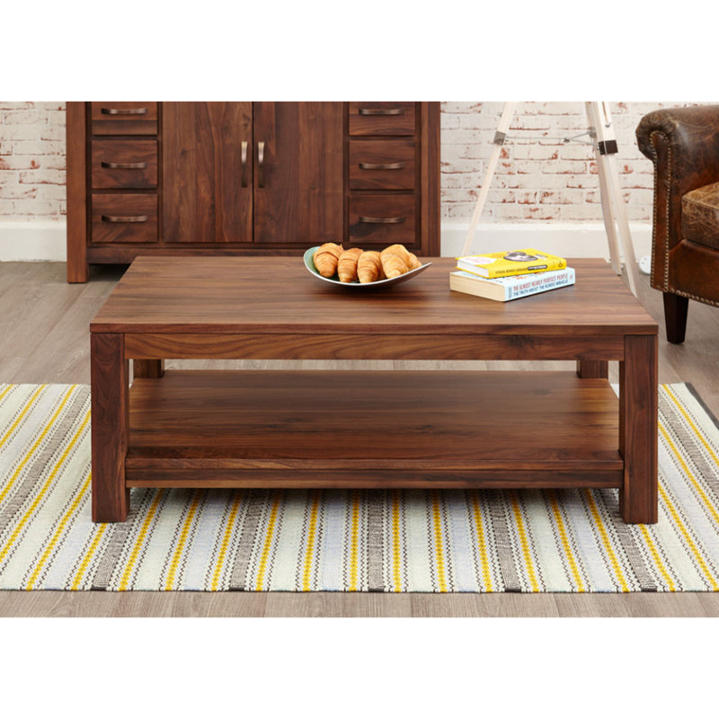 Forli Solid Wood Four Leg Coffee Table
