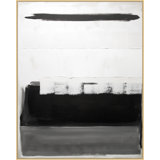 Black And White Block Painting by Thom Filicia