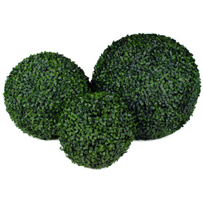 19'' Faux Foliage Topiary