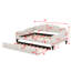 Lit de jour rembourré avec lit gigogne