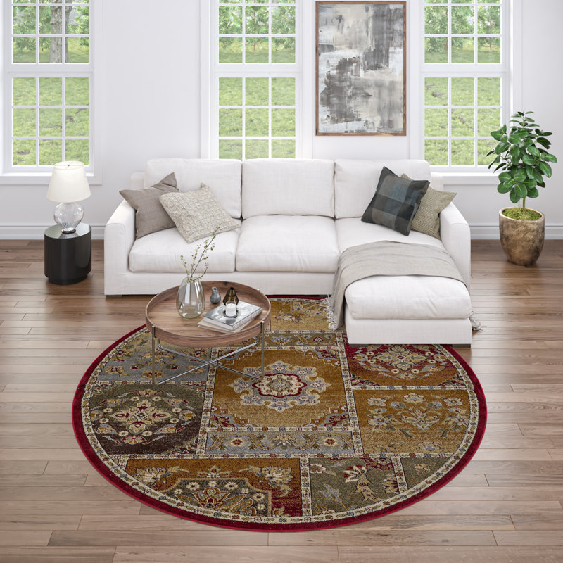 Carias Indoor Rug, Round 7'10"