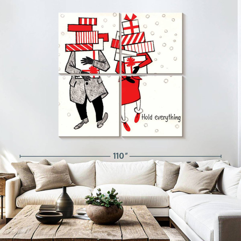 Lelend Holiday Presents, 74" H x 74" W