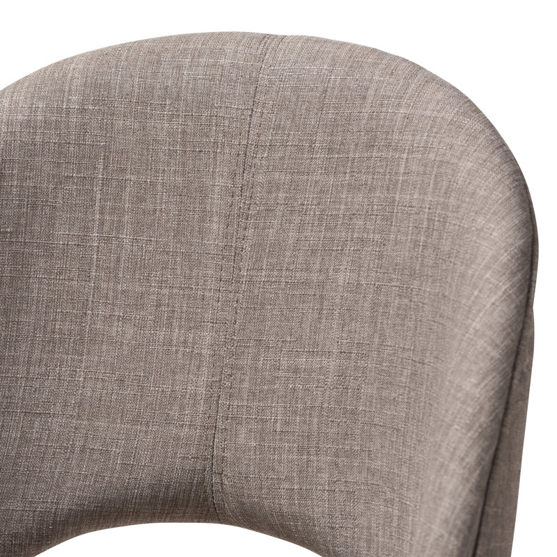 19'' H Upholstered Side Chair, Light Gray