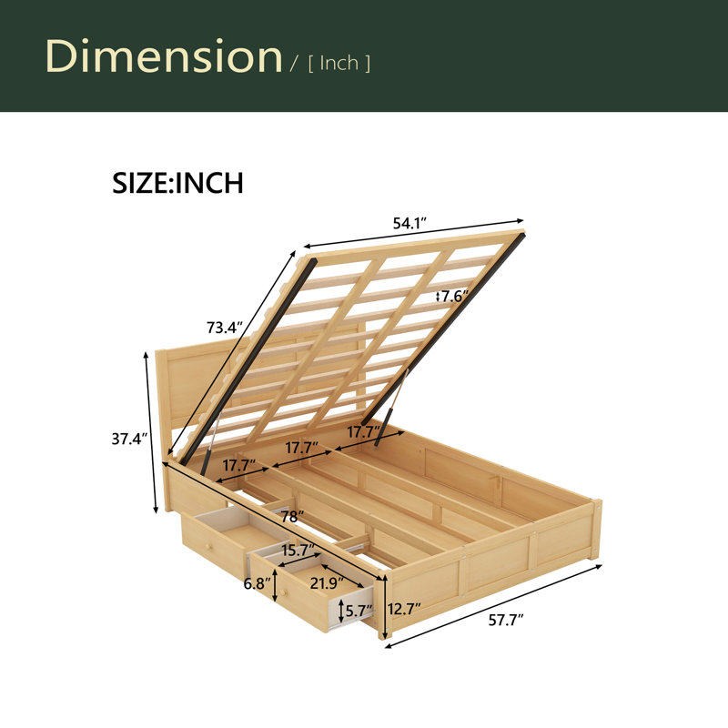 Lit escamotable, peut être plié dans une armoire, Lit double