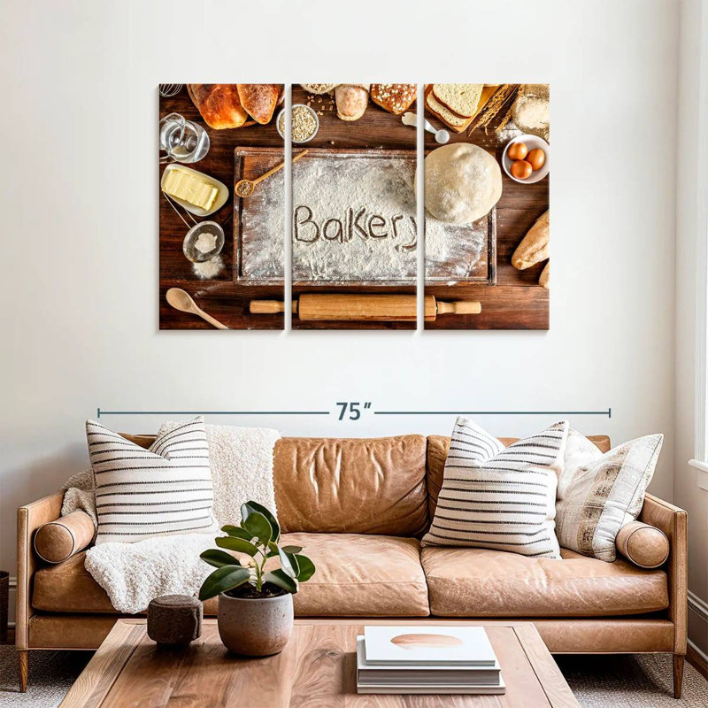 Bakery Baking, 36" H x 57" W